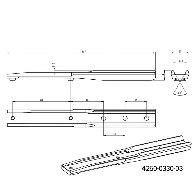 Adattatore per InfiRay Rico RL 42, RH 50 | Base Blaser 