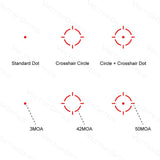 Vector Optics Frenzy-S 1x17x24 MOS Multi Reticle punto rosso 