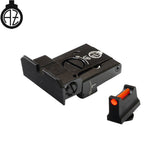Glock 17, Glock 19, Glock 26 regolabile mirini con fibra ottica | tipo A